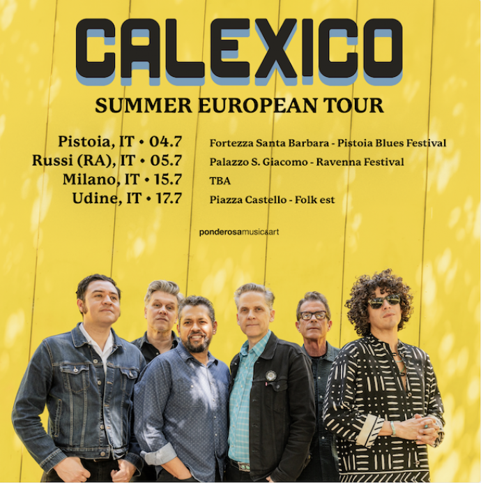 I Calexico tornano in Italia: a luglio a Pistoia, Russi (Ra), Milano ed Udine 